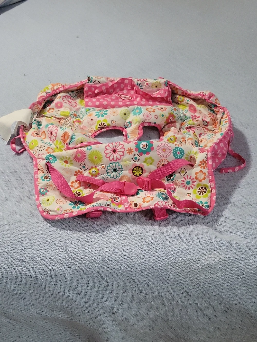 Floral Pink Adjustable Kids Harness Seat Cover